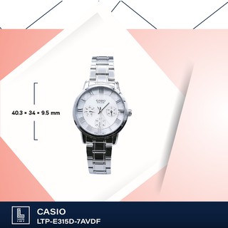 นาฬิกาข้อมือ casio รุ่น LTP-E315D-7AVDF