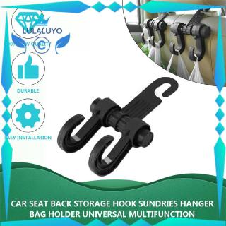 MC   Car Seat Back Storage Hook Sundries Hanger Bag Holder Universal Multifunction