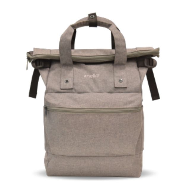 (New) กระเป๋าเป้ Anello Foldable Backpack สีเทา ของแท้
