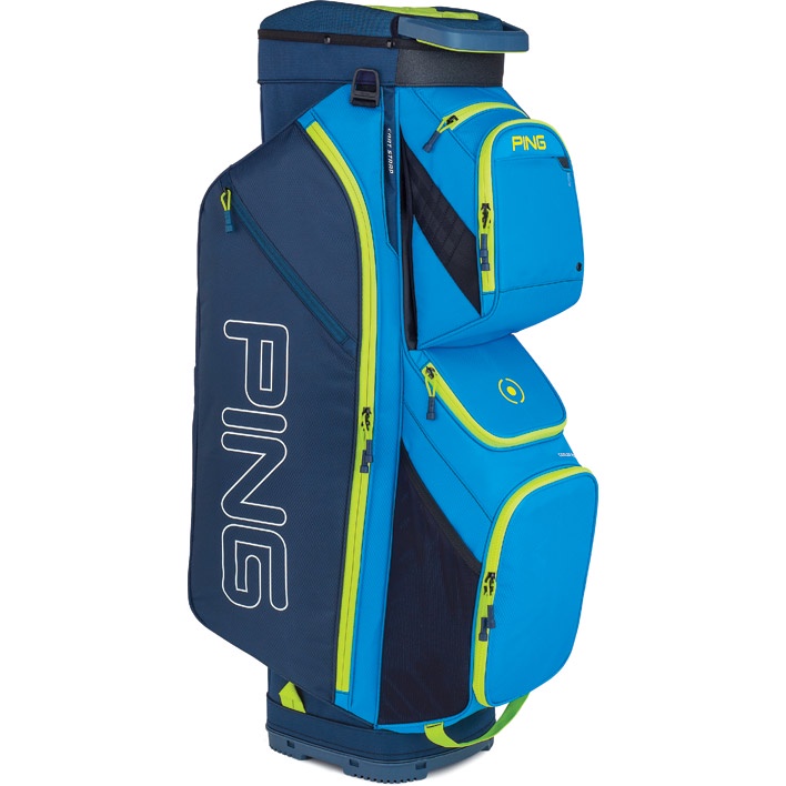 PING CART BAG ถุงกอล์ฟ รุ่น TRAVERSE BRIGHT BLUE/NAVY/NEON Shopee