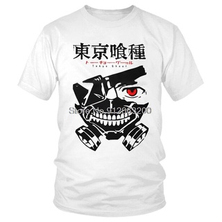 ถูกสุดๆพร้อมส่ง เสื้อยืดแขนสั้น ผ้าฝ้าย พิมพ์ลายการ์ตูนอนิเมะ Tokyo Ghoul Ken Kaneki หลากสี แฟชั่นสําหรับผู้ชาย