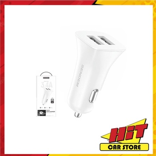 Sendem D66 CAR CHARGER หัวชาร์จในรถยนต์  3.4A แบบ 2 USB