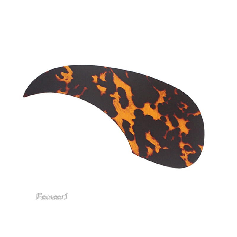 [FENTEER1] สติกเกอร์ปิ๊กการ์ด มีกาวในตัว สีขาว สําหรับกีตาร์อะคูสติก 1 ชิ้น
