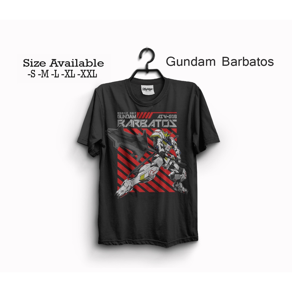 เสื้อยืดอนิเมะกันดั้ม - Barbatos