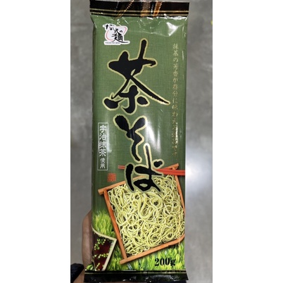 🇯🇵เส้นโซบะชาเขียว ทากาโอะ 200g หมี่เย็นญี่ปุ่น เส้นโซบะผสมชาเขียว GREEN TEA SOBA