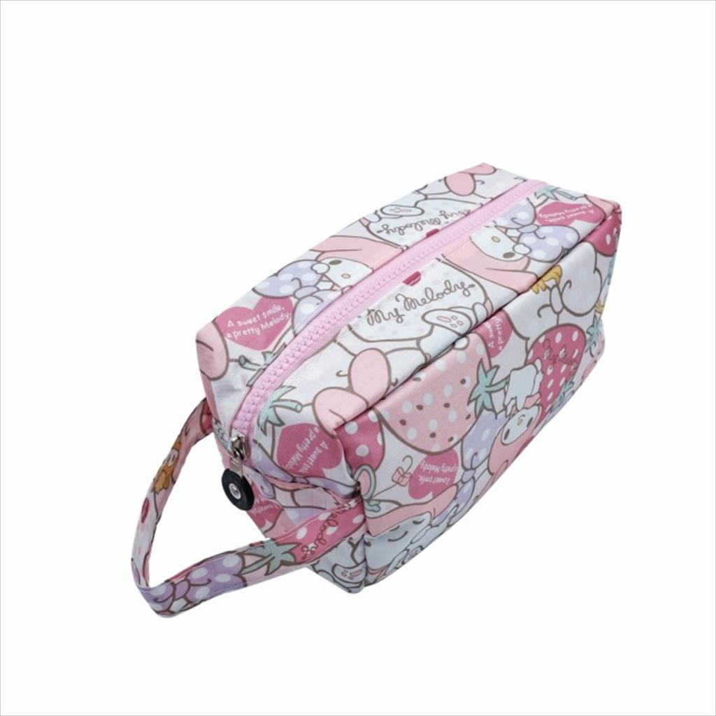Melody Pink Multifunction Cosmetic Make Up Travel Pouch Bag