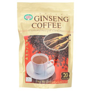 ว๊าว🍟 ซุปเปอร์ กาแฟผสมโสม ปรุงสำเร็จ ชนิดผง 20กรัม x 20 ซอง Super Coffee with Ginseng Powder 20 grams x 20 sachets