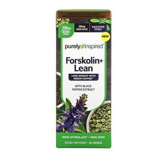 Purely Inspired, Forskolin + Lean 60 Capsules