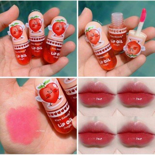 70242-03 LIP OIL🍑 KISS BEAUTY ลิปกลอสเปลี่ยนสี ลิปบำรุงปาก