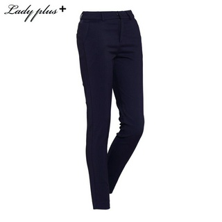 Lady Plus กางเกงขายาว | Long Pants 3003PL กางเกงทำงาน กางเกงทรงสลิม สีกรมท่า