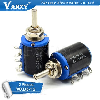 2PCS WXD3-12-1W 10K 22K 47K 100R 4.7K 2.2K 1K ohm WXD3-12-1W 5 ring multi-circle precision wire-wound potentiometer