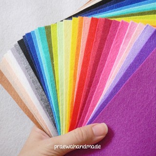 Plain felt sheet ผ้าสักหลาดสีพื้น