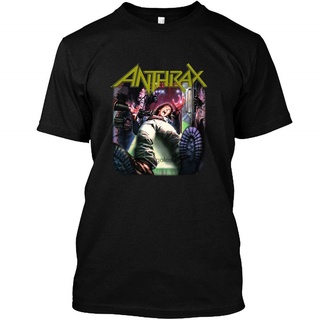 เสื้อยืด พิมพ์ลาย Anthrax Spreading The Disease Tour Concert สีดําS-5XL