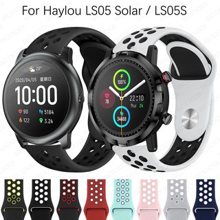 สายนาฬิกาข้อมือ ซิลิโคน สำหรับXiaomi Haylou solar LS05 / RT LS05S