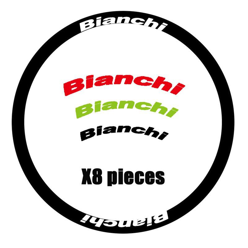 จักรยานเสือหมอบสองล้อกรอบสติกเกอร์ Bianchi สำหรับสติ๊กเกอร์ตกแต่ง MTB 30/40/50 / 60 มม