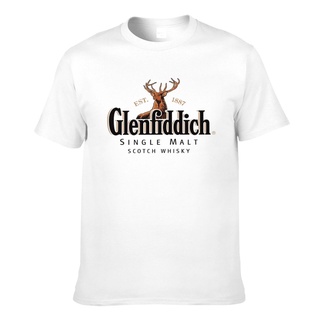 เสื้อยืดแขนสั้น พิมพ์ลายกราฟฟิคโลโก้ Glenfiddich สําหรับผู้ชาย