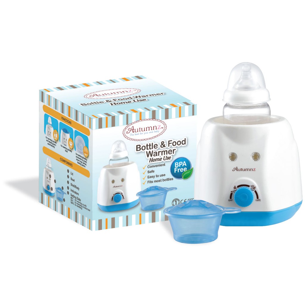 Autumnz-Bottle & เครื่องอุ่นอาหารใช้ในบ้าน สีฟ้า {HW1004}