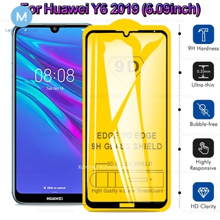 ฟิล์มกระจกนิรภัยกันรอยหน้าจอ 9D สําหรับ Huawei Y6P Y7P Y5P Y8P Y6S Y9S y6 Pro 2019 y6 prime 2019