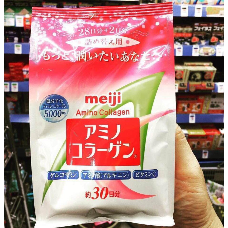 Meiji Amino Collagen (รีฟิลชนิดเติม) ทานได้ 30 วัน