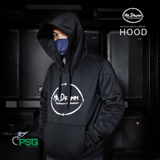 MR.DRUMM Hoodie with Large Hood : เสื้อกันหนาวฮู้ด ( M-L )