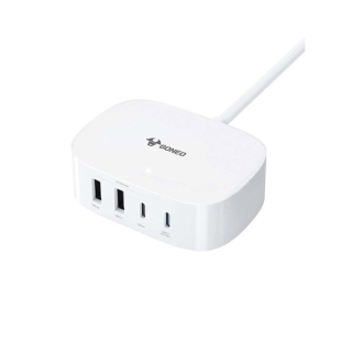 โปรโมชั่น : หัวชาร์จไว Gongniu USB Fast Charger HUB 4Port USB Ax2 USB Cx2 ชาร์จไว พกพาสะดวก