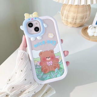 สอบถามก่อนกดสั่ง เคสประกบ เคสประกอบ เคสใส เคสหมี หมีน้ำตาล เคสโทรศัพท์ เคสพร้อมส่ง เคสลายหมี เคสโบว์ ประกบ