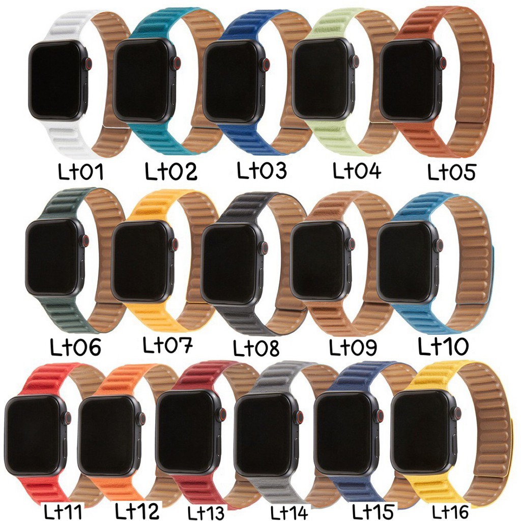 สายนาฬิกา Apple Watch Leather Link Band 38/40/42/44mm สายหนังอย่างดี