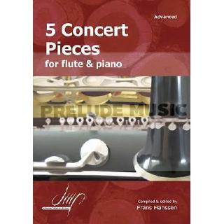 5 Concert Pieces for Flute and Piano (10634)