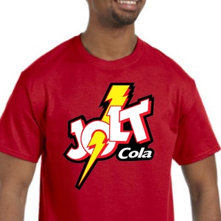 เสื้อยืดผ้าฝ้าย Lint9 [พร้อมส่ง] เสื้อยืดผ้าฝ้าย 100% พิมพ์ลาย Jolt Cola NWT Pick your 80s โอเวอร์ไซซ์ ของขวัญคริสต์มาส