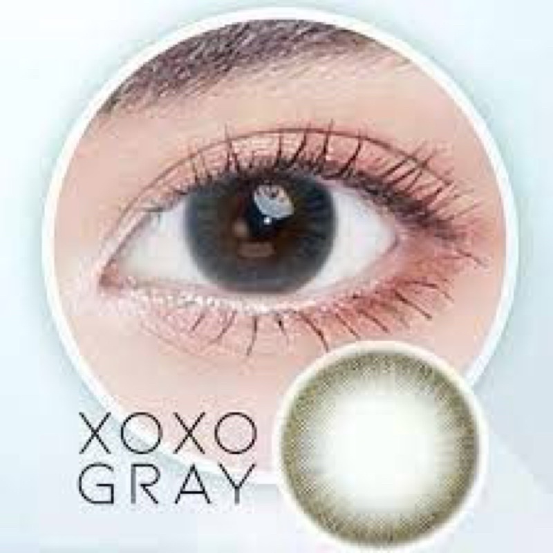 บิ๊กอาย&คอนแทคเลนส์-ลายxoxo/Grayคู่ล่ะ75บา