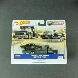 รถโมเดล Hotwheels Transport 66 Super Nova Retro Rig ( ล้อ 5 ก้าน )