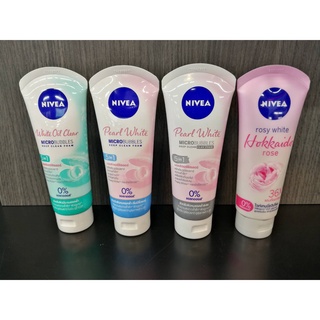NIVEA DEEP CLEAN &amp; WHITENING FOAM (100 ml. X2) นีเวีย ดีพคลีน &amp; ไวท์เทนนิ่ง โฟม (มี 4 สูตร)