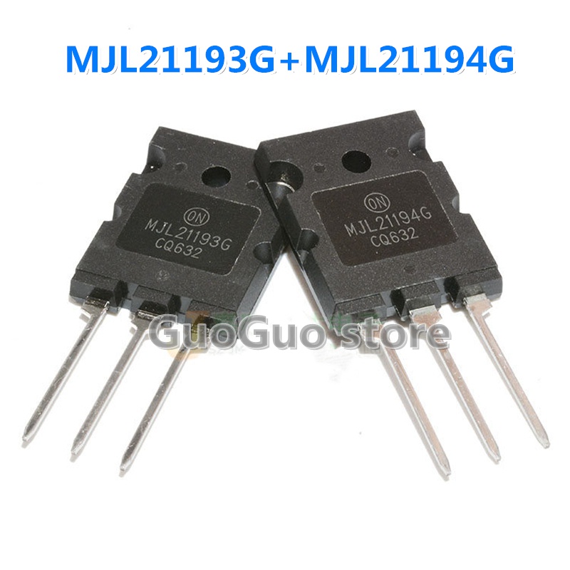 + 4pcs=( 2pcs MJL21193G MJL21194G) TO-3PL MJL21193 MJL21194 TO-3P เครื่องขยายเสียงกําลังสูงทรานซิสเต