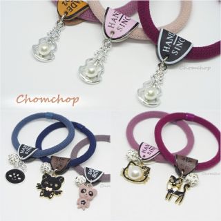 Sale!!! ยางมัดผม/ยางรัดผมห้อยจี้ตุ๊กตาน่ารัก มีหลายแบบหลายสี