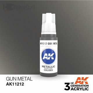 AK 3G Color Gunmetal 17 ml