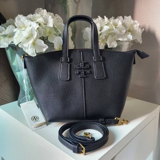 แท้💯%👜 Tory Burch Mcgraw Mini Top Zip Satchel (Outlet)