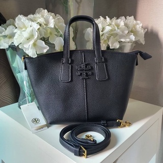 แท้💯%👜 Tory Burch Mcgraw Mini Top Zip Satchel (Outlet)