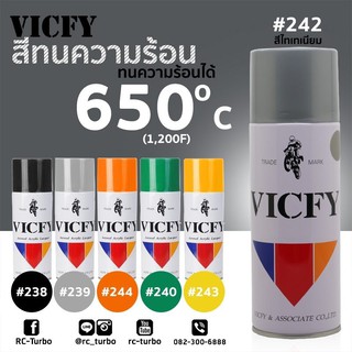 สีทนความร้อน  VICFY เวคฟาย ทนความร้อนได้ 650องศา