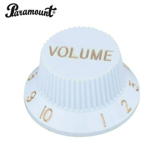 Paramount KPV15WH ปุ่ม Volume กีตาร์ไฟฟ้าทรง Strat สีขาว (ปุ่มวอลุ่มกีตาร์, Volume Knob)