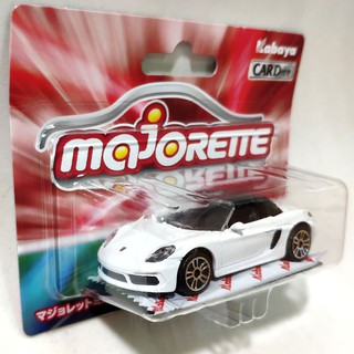 รถเหล็ก Majorette ปอร์เช่ เปิดประทุน สีขาว Porsche 718 Boxster White