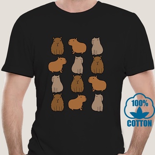 เสื้อยืดโอเวอร์ไซส์3913X Capybara T Shirt (พิมพ์ด้านหน้า)S-4XL