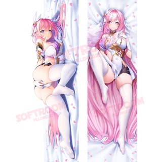 Elysia Honkai Impact Dakimakura ปลอกหมอนอิงโซฟา แบบนิ่ม ลายอนิเมะญี่ปุ่น Otaku ขนาด 50x150 ซม. DK3023