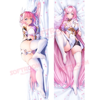 Elysia Honkai Impact Dakimakura ปลอกหมอนอิงโซฟา แบบนิ่ม ลายอนิเมะญี่ปุ่น Otaku ขนาด 50x150 ซม. DK3023