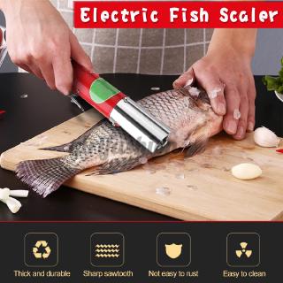 Fish Scaler Remover Cleaner Descaler Waterproof Scraper Seafood Tools Useful Electric Fishing Scalers Clean Fish