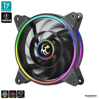 พัดลมระบายความร้อนTsunami Protector 1250 Cooling Fan *1 (Additional Package) ARGB Ready 12CM รับประกันสินค้า 1 ปี