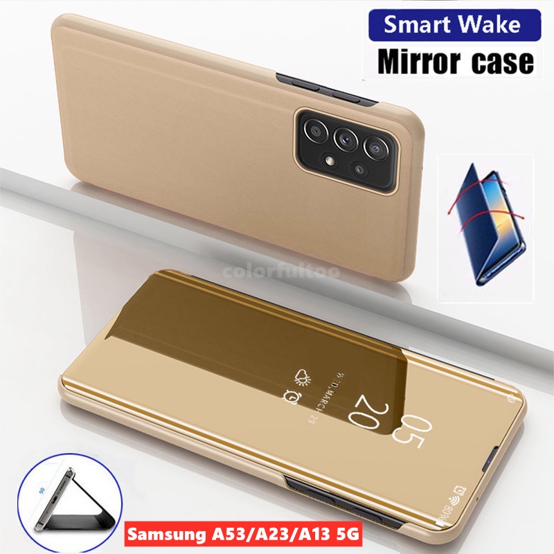 เคสโทรศัพท์มือถือหนัง แบบฝาพับกระจกใส หรูหรา สําหรับ Samsung Galaxy A53 A 53 A33 A73 A32 A52S A13 4G 5G A53 A13 ราคา ถูกที่สุด ดีลบีเคเค รูปภาพหลัก