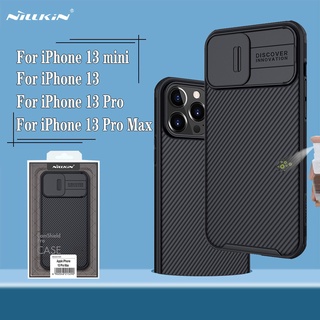 NILLKIN เคสโทรศัพท์มือถือ ป้องกันเลนส์กล้อง แบบสไลด์ สําหรับ iPhone 13 Pro Max 13 Pro 13 mini