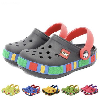 Crocs band kids LEGO clog รองเท้าเด็ก รองเท้าลำลองเด็ก รองเท้าเด็กผู้ชาย รองเท้าเด็กผู้หญิง✨(สินค้า OUTLET CHINA) ✨