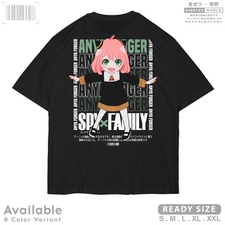 เสื้อยืดสีขาวเสื้อยืด ลายการ์ตูนอนิเมะ SPY x FAMILY ANYA FORGER Cecile Hall Eden Academy สไตล์ญี่ปุ่น x A1471S-4XL