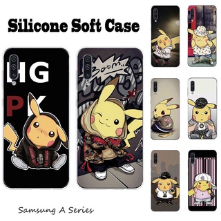 เคสโทรศัพท์มือถือSamsung Galaxy A10 A20 A30 A40 A50 A70 A80 ปลอก TPU อ่อน ปิกาจู